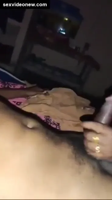 Telugu cheating milf sucking lover's cock at home