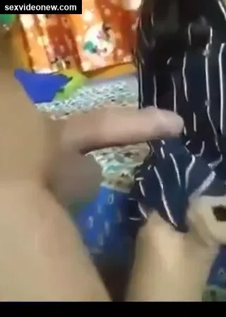 Desi sister gets cock massage on her pussy