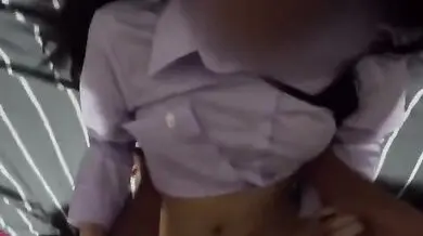 Young girl fucking with shopping mall manager