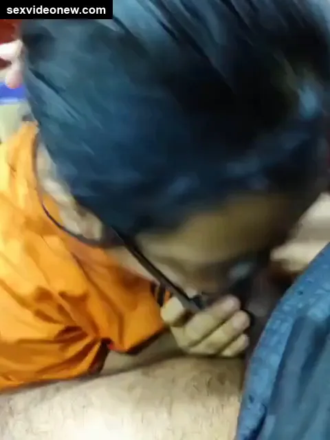 Hot desi Bhabhi sucking cock for her lover