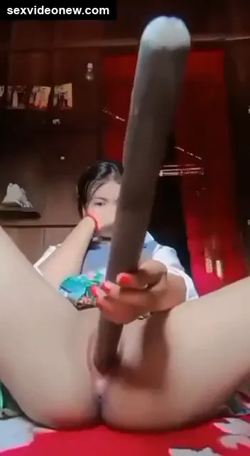 East Indian horny girl taking big rod in pussy